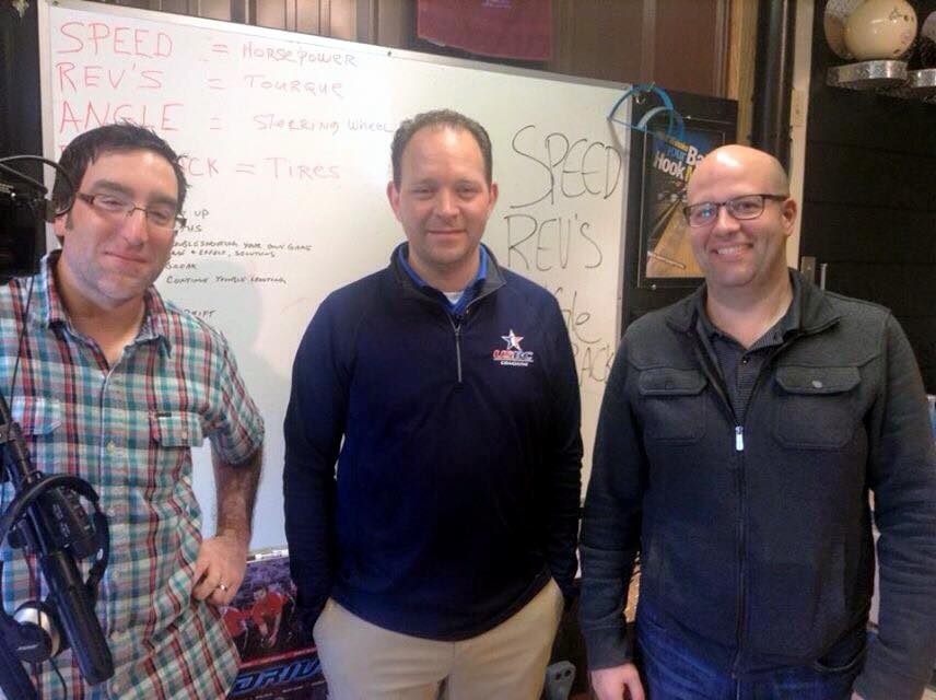 From left to right: Jason McEwen (Videographer/Editor), Stephan Padilla (Director of Coaching-USBC), Jason Thomas (Director of Operations-PWBA)